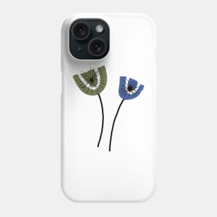 Post modern flowers Phone Case