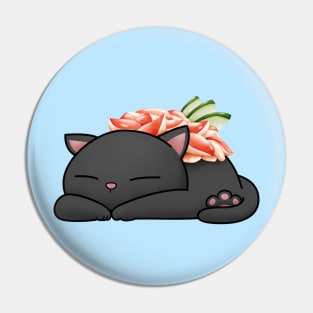 Kani Sushi Cat Pin