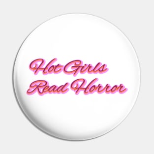 Hot girls read horror Pin