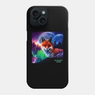 Fox in Magical slimgoody forest Phone Case