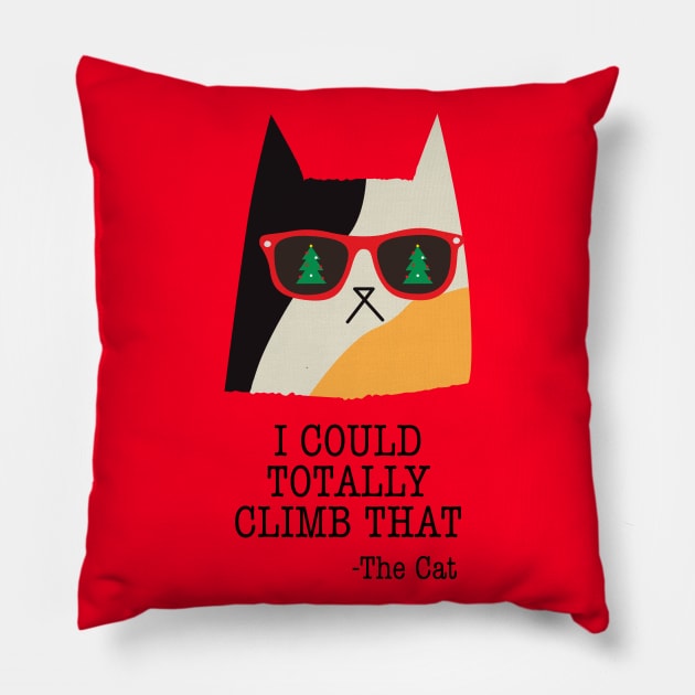 Cat Antics Pillow by blueavocado