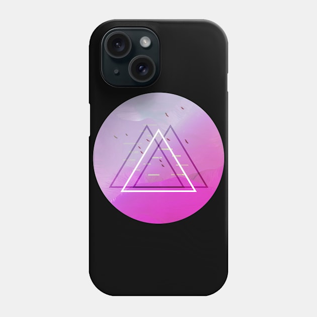 Colorful Trinity | Triangle Phone Case by BrightBeak