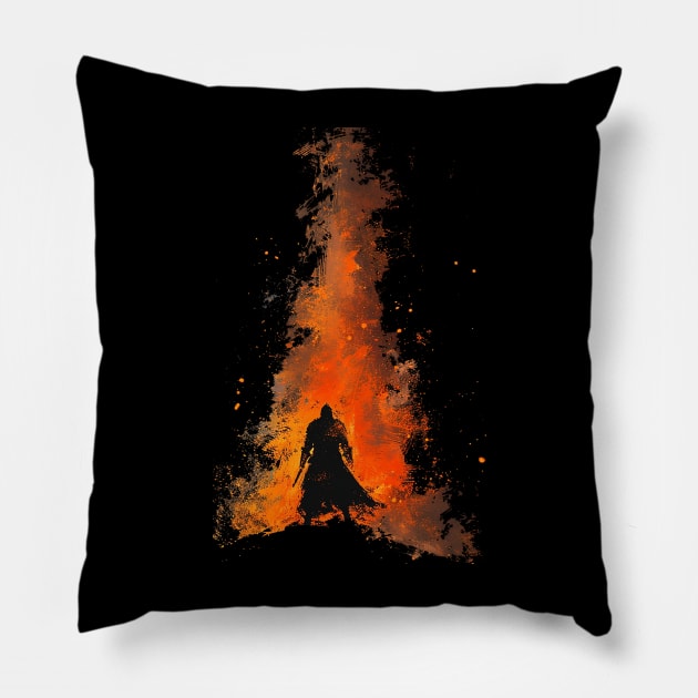 dark soul Pillow by enzo studios