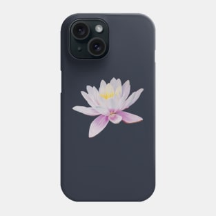 Transcend - water lily painting (no background) Phone Case