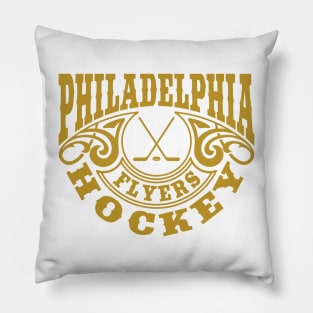 Vintage Retro Philadelphia Flyers Hockey Pillow