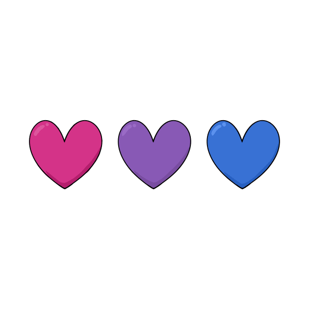 Bi Hearts! by Elisa_Arts