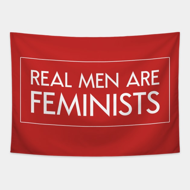 Real Men Are Feminist #2 Tapestry by Save The Thinker