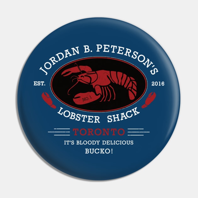 Jordan Peterson - Lobster Shack Bucko Pin by IncognitoMode