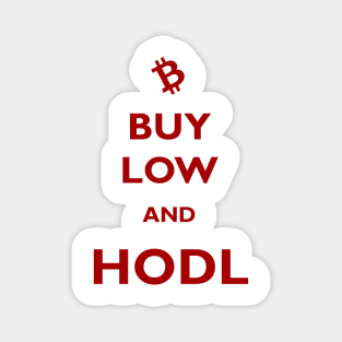 Buy Low and Hodl Magnet