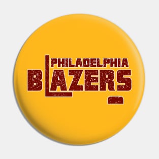 Retro Philadelphia Blazers Hockey T-Shirt Pin