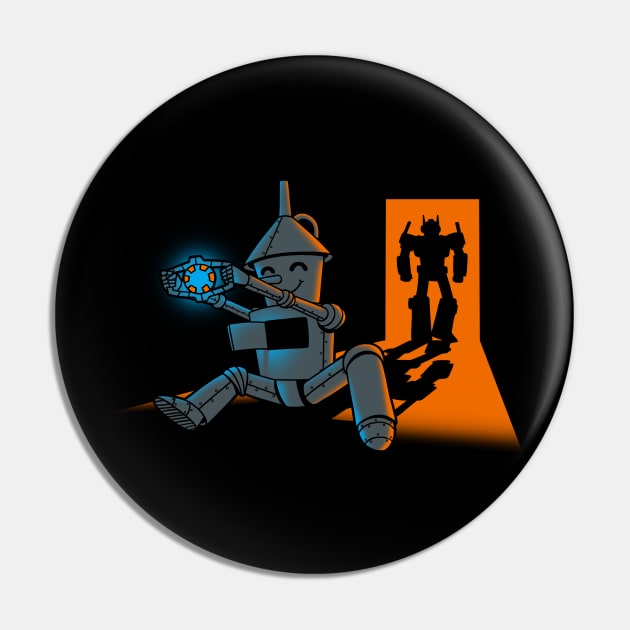 Funny Robot Tin Man Wizard Of Oz Retro Vintage Public Domain Cartoon Pin by BoggsNicolas