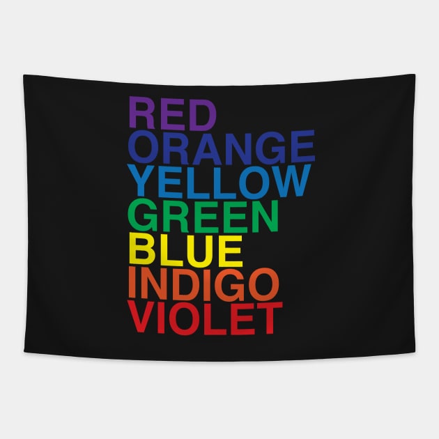 RoyGBiv Reverse by BenCapozzi Tapestry by bencapozzi