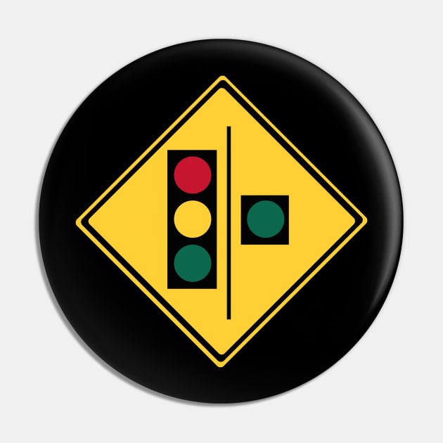 Traffic Lights with Continuous Green Pin by DiegoCarvalho