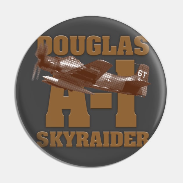 A-1 Skyraider Pin by Caravele