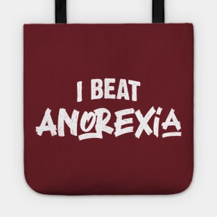 I Beat Anorexia v3 Tote