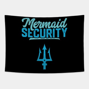 Merman Mermaid Security Swimmer Gift Funny Swimming Tapestry