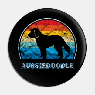 Aussiedoodle Vintage Design Dog Pin