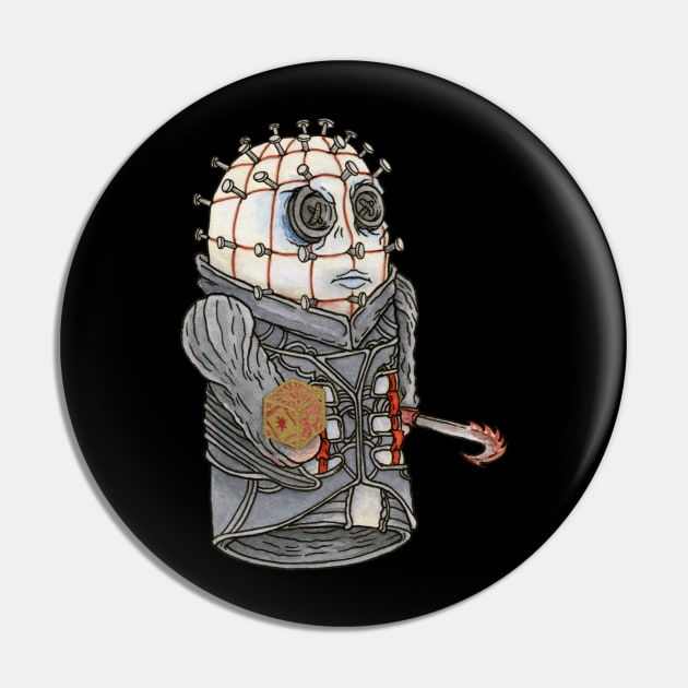 Pinhead, Hellrasier - Horror Hand Puppet Pin by ScottBokma