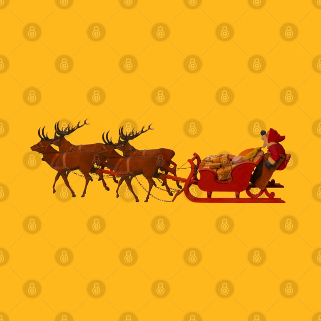 Christmas Santa Cart by holidaystore