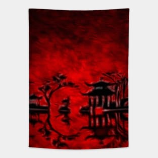 Oriental Landscape Tapestry