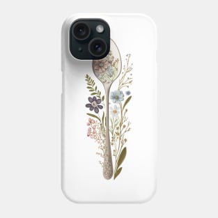 Floral Spoon Phone Case