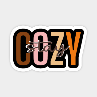 Cozy Stay For Halloween Season Magnet