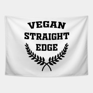 Straight edge vegan Tapestry