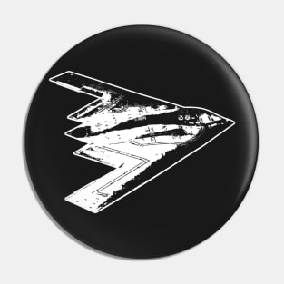 Northrop Grumman B-2 Spirit - White Design Pin