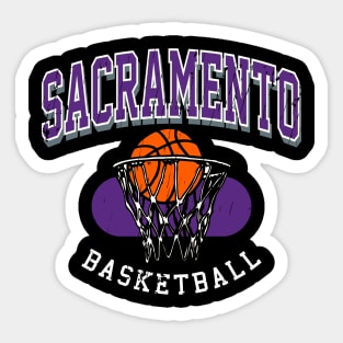 Light The Beam - Sacramento Kings Basketball Sticker for Sale by sportsign