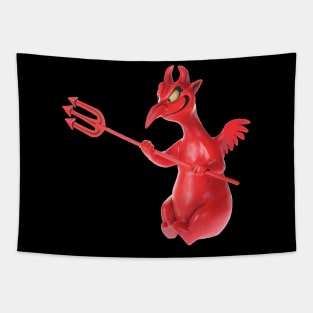 Red Devil Tapestry