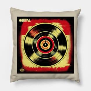 Metal Music Vinyl Album Cover Pillow