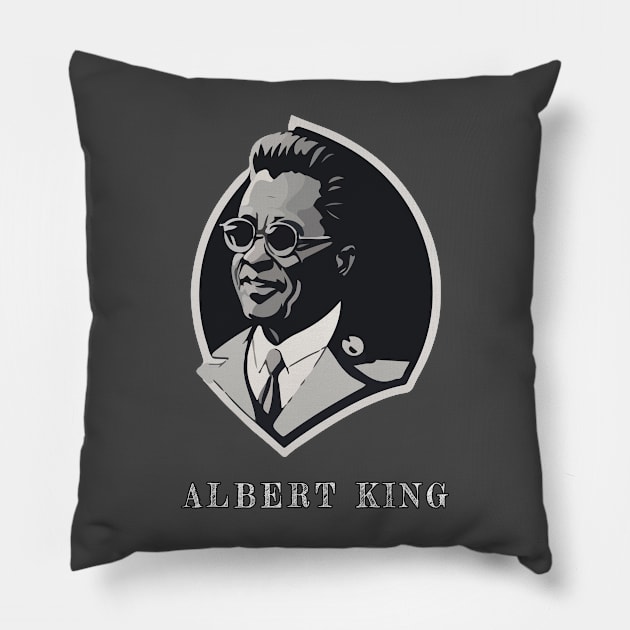 Albert King Pillow by Moulezitouna