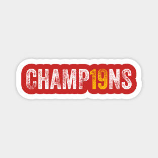 Red Champ19ns – celebrating Liverpool FC's 19th league title Magnet