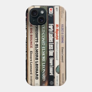 Crime Fiction Paperbacks Phone Case