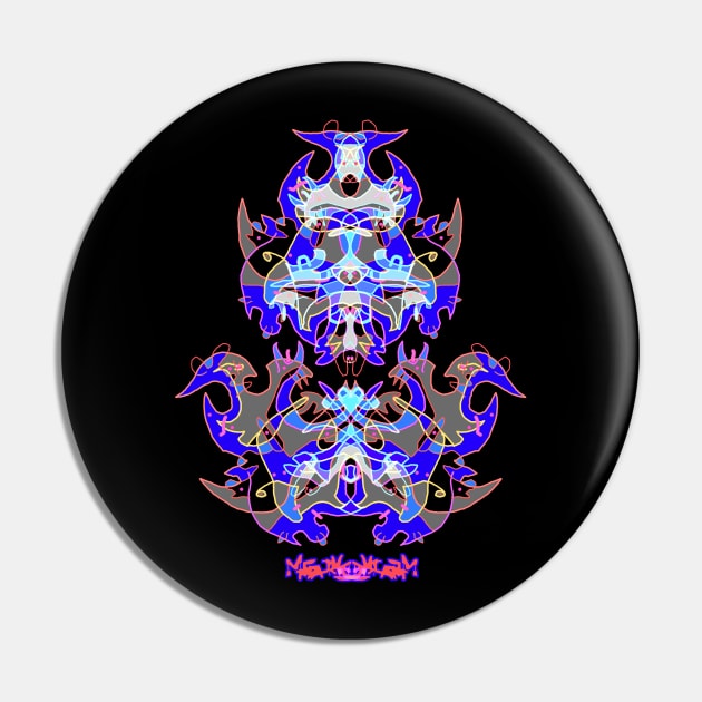 MetaRagz color19 psychedelic Pin by MetaRagz