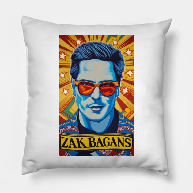 Zak Bagans Retro Art Pillow by Zachariya420