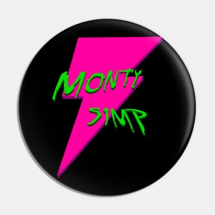 Monty Simp BlkLt Pin