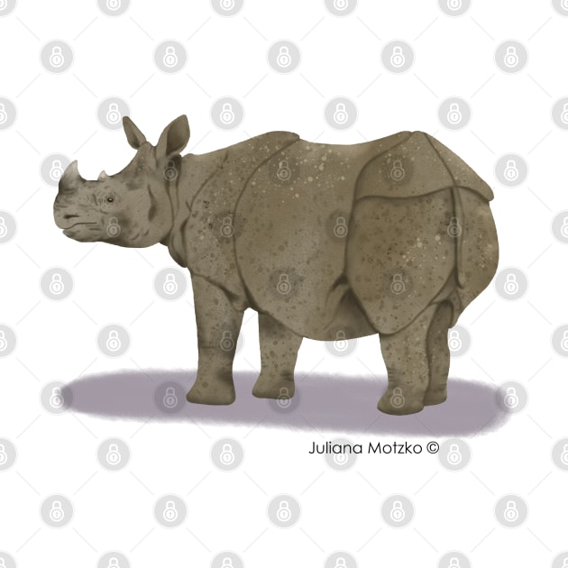 Sumatran Rhino by julianamotzko