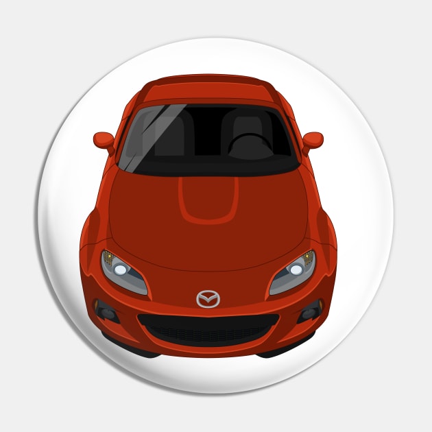 MX-5 NC 3rd gen 2013-2014 - Dark Red Pin by jdmart