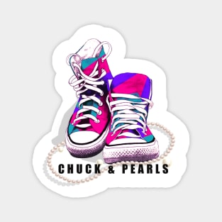 Chuck and Pearls Magnet