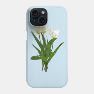 Backlet White Tulips Phone Case