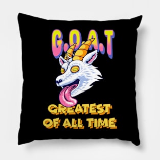 GOAT - Greatest of All Time Pillow