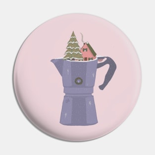 Moka Christmas Pin