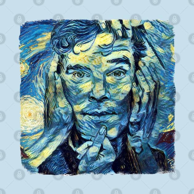 Benedict Cumberbatch Van Gogh Style by todos