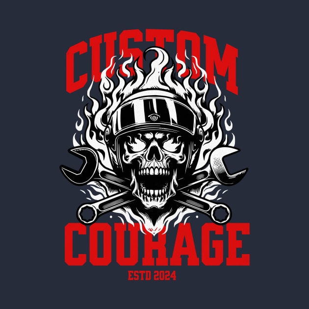 Custom Courage (skull flaming) by PersianFMts