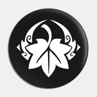 Genshin Impact Kazuha Emblem - White Pin