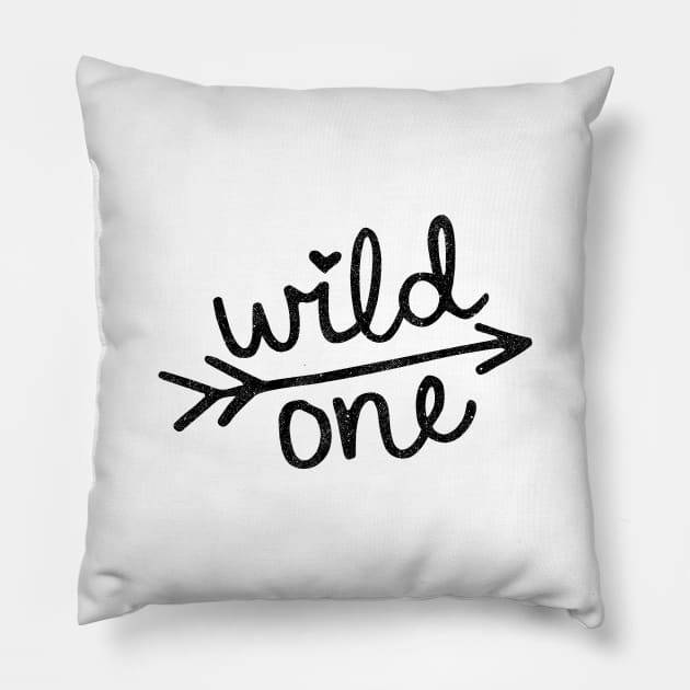 Wild One Pillow by Tingsy