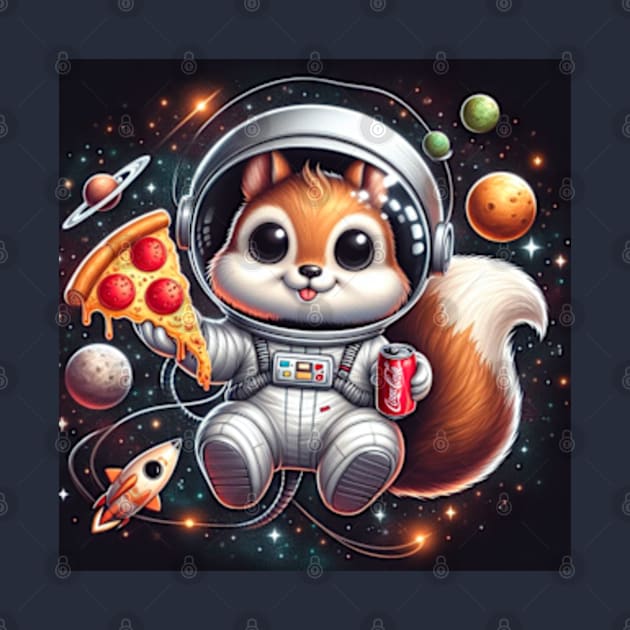 Space Squirrel by artxlife