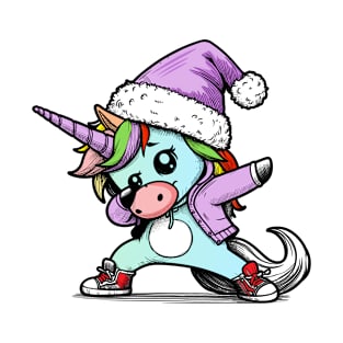 Unicorn Santa T-Shirt