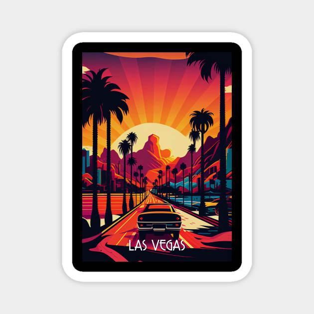 Las Vegas Magnet by Durro